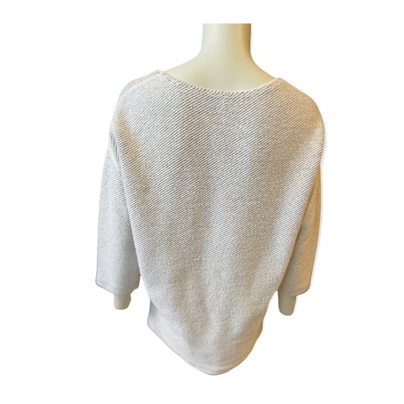American Apparel Easy Sweater (Reversible) in Grey/Natural - Picture 3 of 11